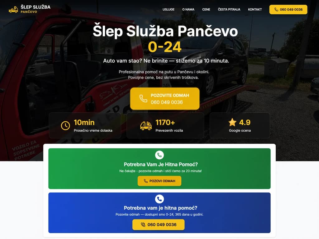 Towing service NM Belgrade